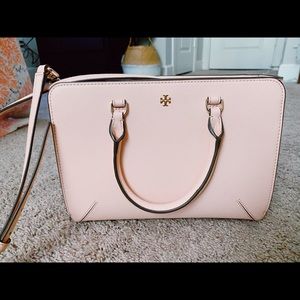 Tory Burch Pale Pink Purse with additional straps!